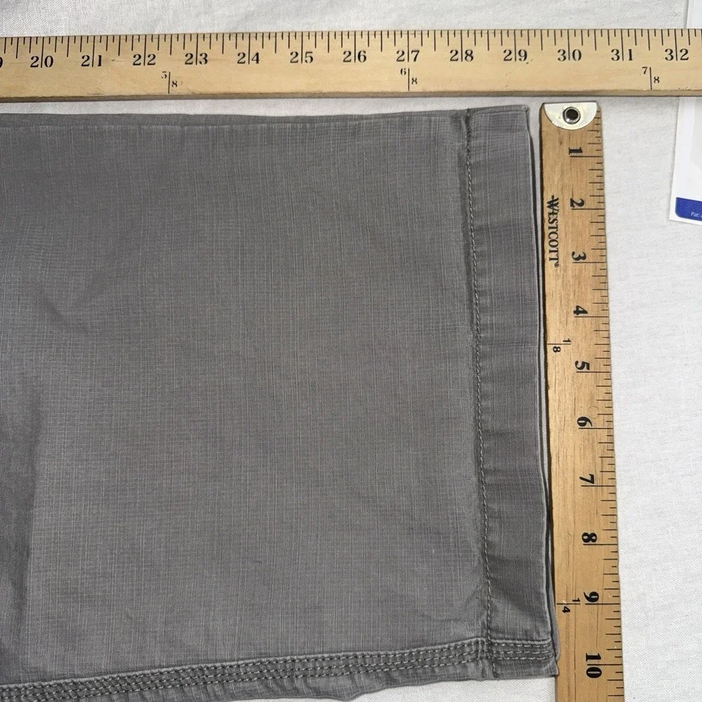 LL Bean Pants Mens 44x29 Gray Allagash Cargo Canvas Outdoor Hiking Work Utility